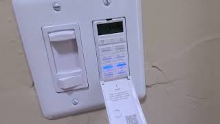 SunSmart in-wall programmable timer switch (all in one model with battery back up)