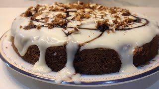 Chocolate Vanilla Cake Without Cream Recipe| Chocolate Cake Recipe Without Oven