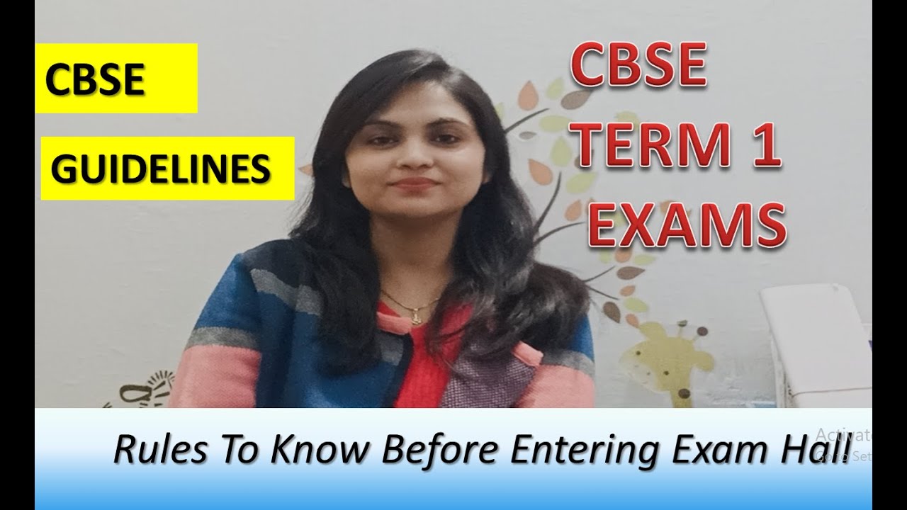 CBSE GUIDELINES | TERM 1 EXAMS | HOW TO FILL OMR SHEET | LIBRARY ...