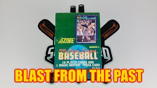 1991 Score Series 1 Baseball Pack Rip