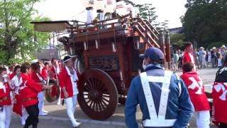 尾張津島 秋まつり2016 MAH07832　石採祭車　津島神社入り