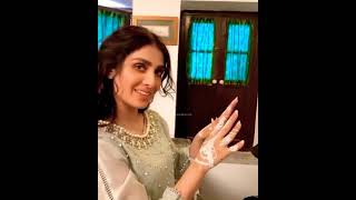 White Mehndi On Beautiful  Ayeza Khan Hands |Whatsapp Status