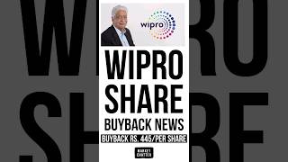 Wipro Share Buyback ₹445 |Wipro Share Latest News | Wipro Share Price #sharemarket #wipro #buyback