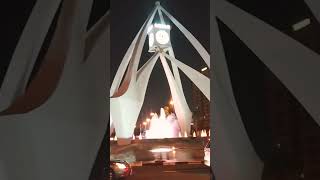 Dubai clock tower   #night # view #short  #video #viral  #dubaivelog