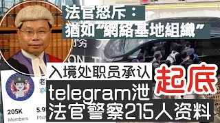 入境處職員承認起底　telegram群組洩漏法官、警察等215人資料