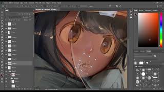 [speed painting] Artist's Struggle