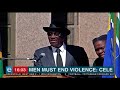 Men must end violence: Cele