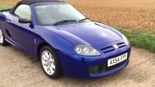 2004 MG TF ROADSTER CONVERTIBLE VIDEO REVIEW