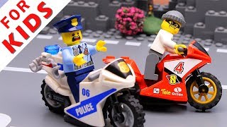 Lego City Police chase animation
