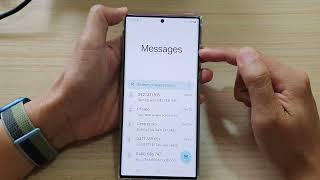 Galaxy S22/S22+/Ultra: How to Archive/Unarchive Text Messages Conversations