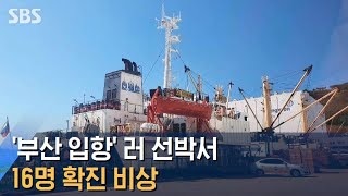 '부산 입항' 러시아 선박서 16명 확진…방역당국 비상 / SBS