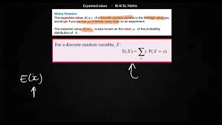 Expected value - IBDP AI SL