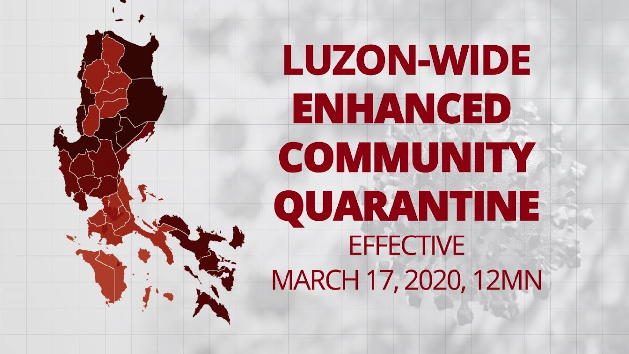 Luzon-Wide Enhanced Community Quarantine Guidelines - YouTube