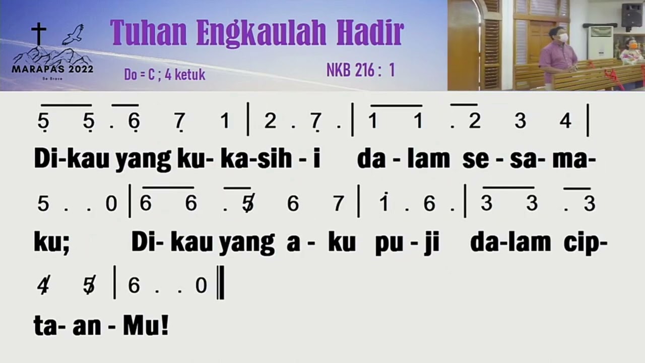 B-VILLA: NKB 216 TUHAN ENGKAULAH HADIR BAIT 1 & 3 (1=D) - YouTube