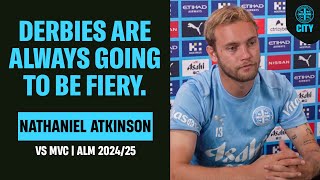 🎤 PLAYER'S PREVIEW | Nathaniel Atkinson | Melbourne Derby | 20/12/24