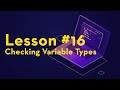 JavaScript for Beginners — Checking Variable Types