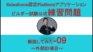 09Salesforce認定Platformアプリケーションビルダー試験問題解説