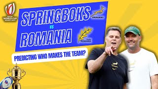 Springboks vs. Romania Prediction: Who Makes the Cut for RWC 2023 Game 2