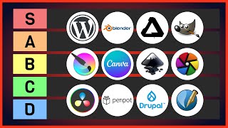 The Best Adobe Alternatives For 2024 (Free Software TIER LIST)