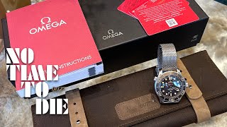 Unboxing & Review Omega Seamaster 300 professional James Bond 007 No time to die 210.90.42.20.01.001