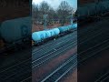 long freight train with two locomotives východočeské dráha train czech viral shorts