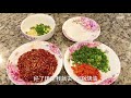 【四川小吃. 麻辣凉粉】手把手教你自制凉粉，附带调料食谱！（sichuan bean jelly）。