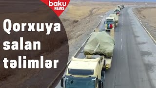 Erməniləri qorxuya salan hərbi təlimlər