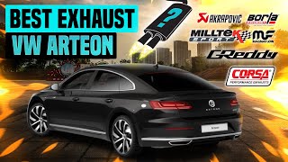 Volkswagen Arteon Exhaust Sound🔥Armytrix,Friedrich,Fujisan,Milltek,Veleno,Upgrade