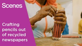 Meet the team crafting pencils out of recycled newspapers in Kenya | Scenes