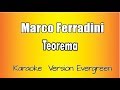 Marco Ferradini -  Teorema (versione Karaoke Academy Italia)