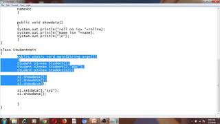 Lecture 19: Constructors in java