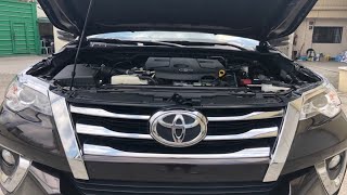 How to remove and install the grill of the 2018 Toyota Fortuner.