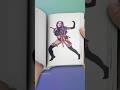 Maruzee Dragon Psylocke doing the Bye Bye Bye dance?!👀  #art#flipbook5d