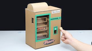 How to Make Mars Chocolate Bar Vending Machine with Coin