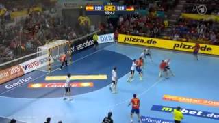 1. Halbzeit Deutschland - Spanien Handball WM 2013 -  Mittwoch 23.01.2013