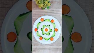 Easy Cucumber Cutting ideas l Salad Cutting skills #cucumbercarving #diy #cookwithsidra #craft #diy