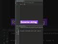 python program use slicing operator and reverse string