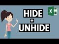 How to Hide / Unhide in Excel (Columns and Rows)