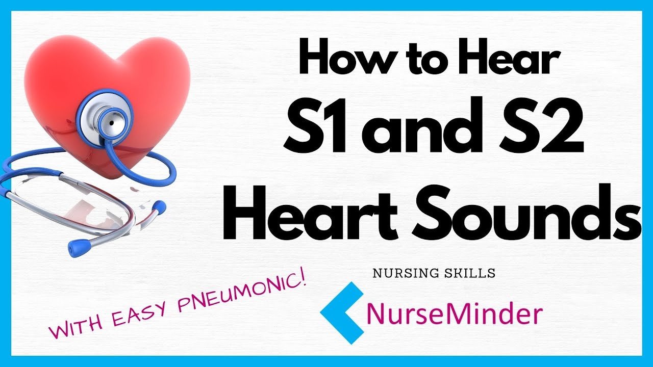 How To Hear S1 And S2 Heart Sounds - YouTube