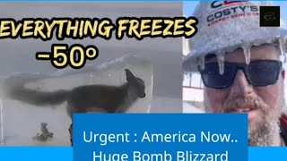 Urgent | US Bomb Cyclone | Crazy Winter Storm 'Blizzard Of The Century'