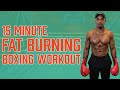 15 MINUTE FAT BURNING BOXING BAG WORKOUT [FOLLOW ALONG]