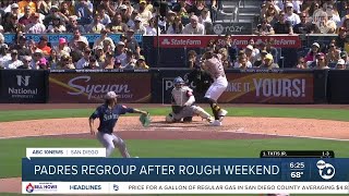 Padres regroup after rough weekend against Mariners