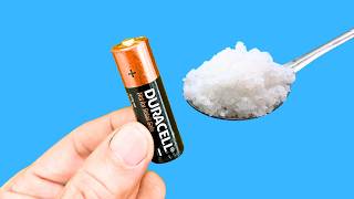 Stop Buying New Batteries! ⚡ Salt Revives Your Old Ones Like Magic ✨