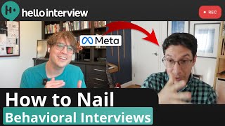 Behavioral Interview Discussion with Ex-Meta Hiring Committee Member