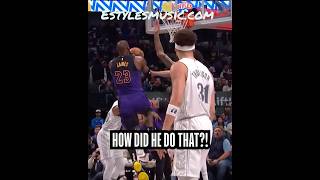 Lebron Windmill Dunk with the left at 40 | Lebron Left hand Dunk at 40 | Lebron Dunk vs Mavs Kobe