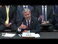 watch jordan asks fbi director wray about iranian threats against trump