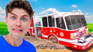 We Sunk CARTER'S $80,000 Firetruck!!