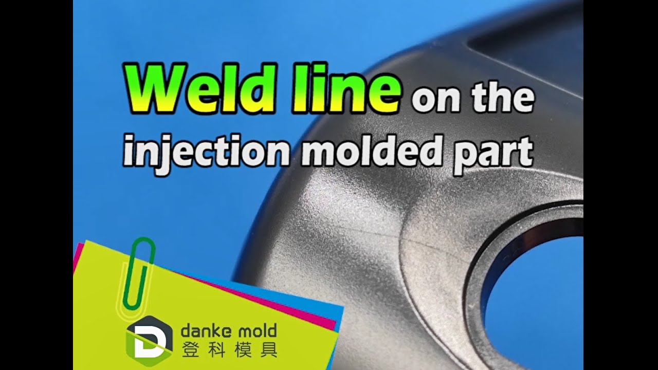 Weld Lines On The Injection Molded Part Youtube