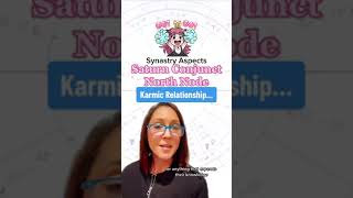 Astrology Compatibility - Saturn Conjunct North Node Relationship Synastry #astrologyjane