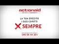 Dona un lascito ad ActionAid